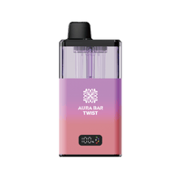 Aura Bar Twist 40k Box of 5 By Crystal Prime - Blueberry Cherry Cranberry/Berry Blaze