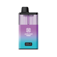 Aura Bar Twist 40k Box of 5 By Crystal Prime - Fizzy Cherry/Blue Razz Cherry