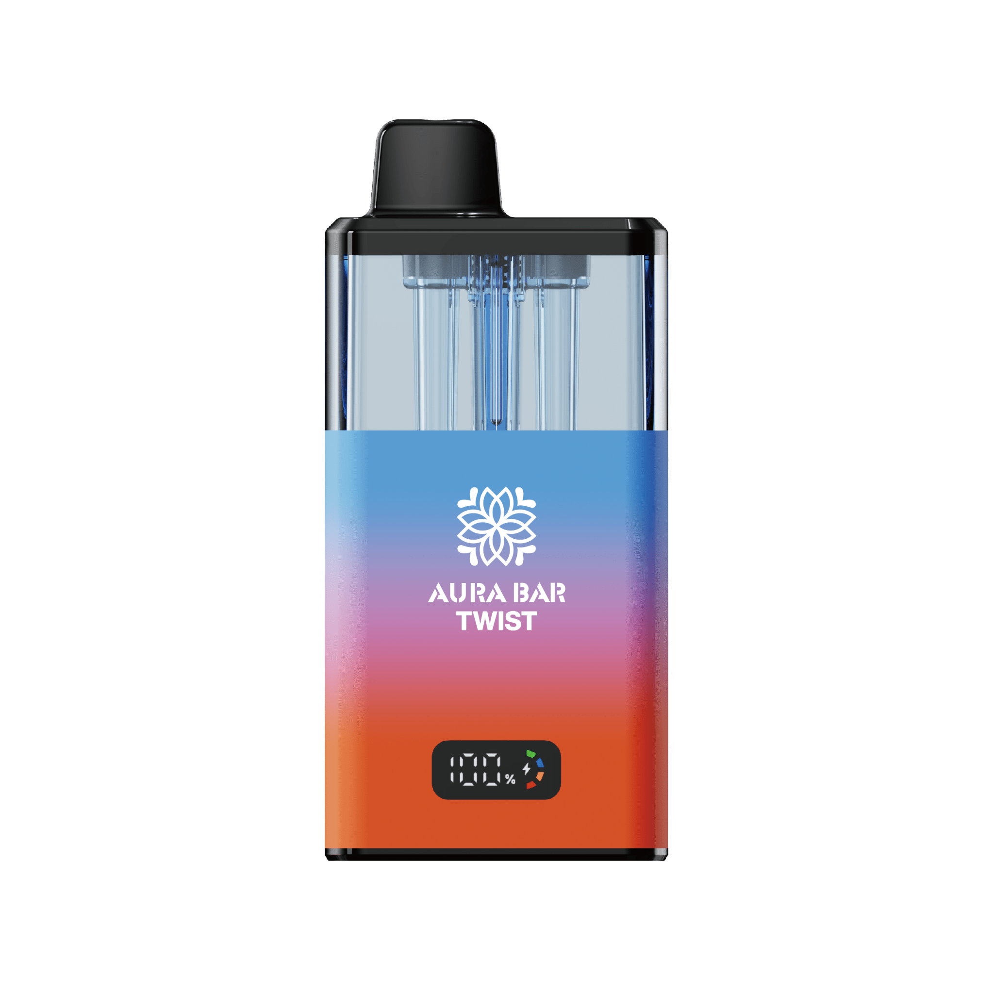 Aura Bar Twist 40k Box of 5 By Crystal Prime - Ice Pop/Juicy Peach