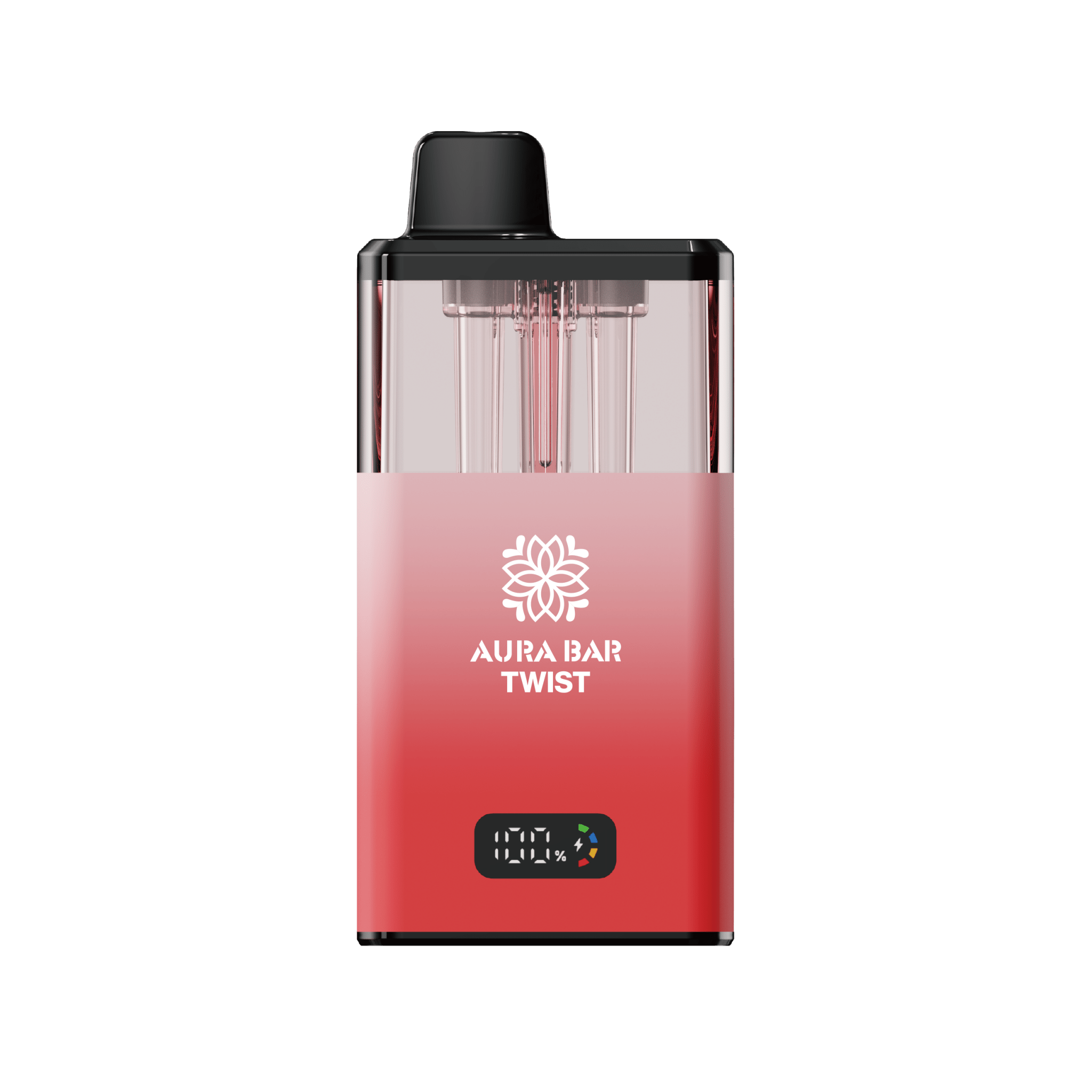 Aura Bar Twist 40k Box of 5 By Crystal Prime - Strawberry Raspberry Ice/Strawberry Gummy Bear