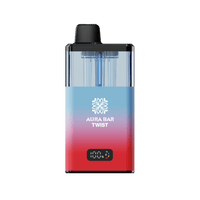 Aura Bar Twist 40k Box of 5 By Crystal Prime - Watermelon Skittz/Strawberry Burst