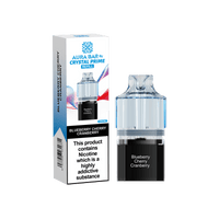 Crystal Prime Aura Bar 10k Replacement Pods Box of 5 - Blue Cherry Cranberry