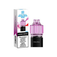 Crystal Prime Aura Bar 10k Replacement Pods Box of 5 - Cherry Berry