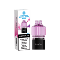 Crystal Prime Aura Bar 10k Replacement Pods Box of 5 - Cherry Plum