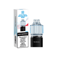 Crystal Prime Aura Bar 10k Replacement Pods Box of 5 - Red Berries