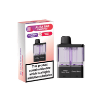 Crystal prime Twist Aura Bar 40k Pods Pack of 5 - Grape Berry Burst/Cherry Berry