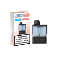 Crystal prime Twist Aura Bar 40k Pods Pack of 5 - Ice Pop/Juicy Peach