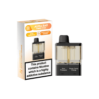 Crystal prime Twist Aura Bar 40k Pods Pack of 5 - Sour Pineapple/Rocky Candy Orange