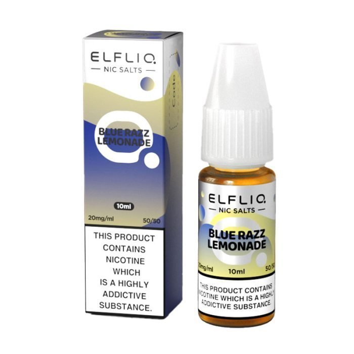 Elf Bar Elfliq 10ml Nic Salt - Box of 10 - Blue Razz Lemonade