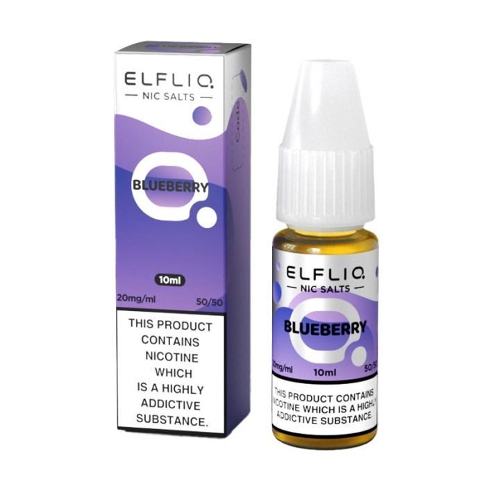 Elf Bar Elfliq 10ml Nic Salt - Box of 10 - Blueberry