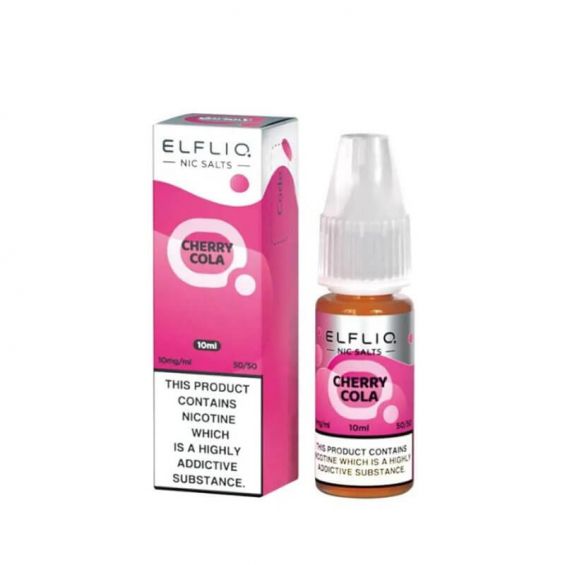 Elf Bar Elfliq 10ml Nic Salt - Box of 10 - Cherry Cola