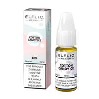 Elf Bar Elfliq 10ml Nic Salt - Box of 10 - Cotton Candy Ice