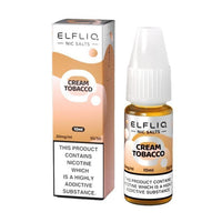 Elf Bar Elfliq 10ml Nic Salt - Box of 10 - Cream Tobacco