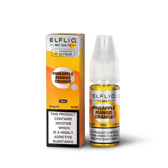 Elf Bar Elfliq 10ml Nic Salt - Box of 10 - Pineapple Mango
