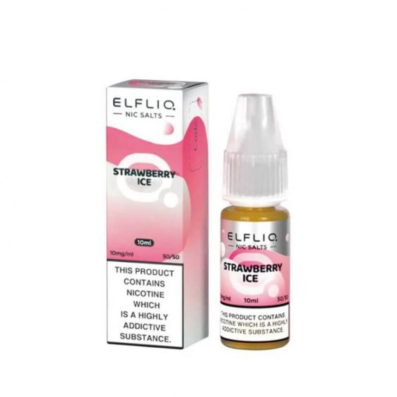 Elf Bar Elfliq 10ml Nic Salt - Box of 10 - Strawberry Ice