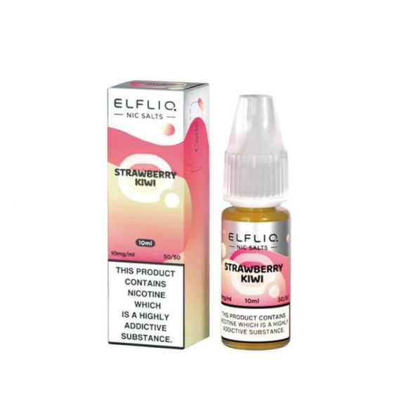Elf Bar Elfliq 10ml Nic Salt - Box of 10 - Strawberry kiwi