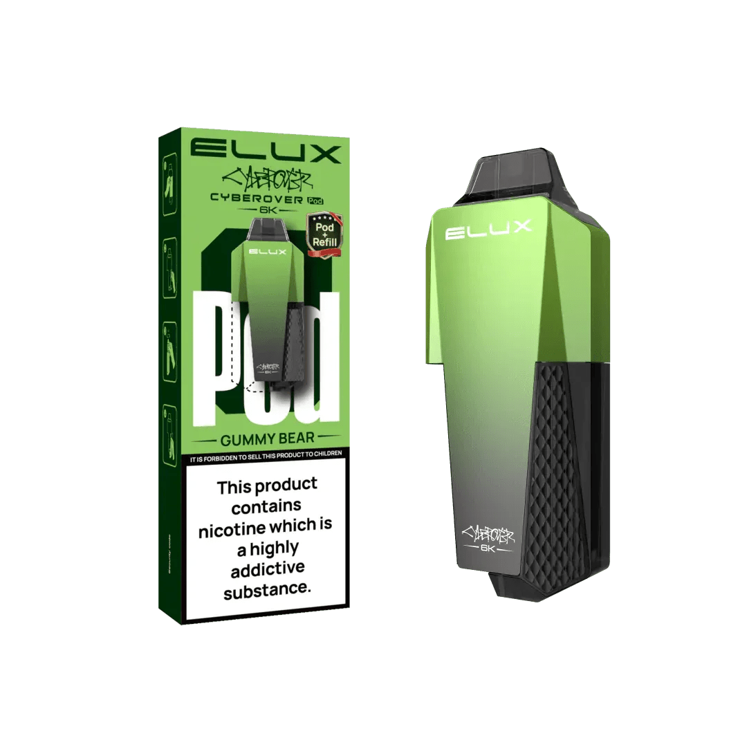 Elux Cyberover 6000 Replacement Pods - Box of 5 - Gummy Bear