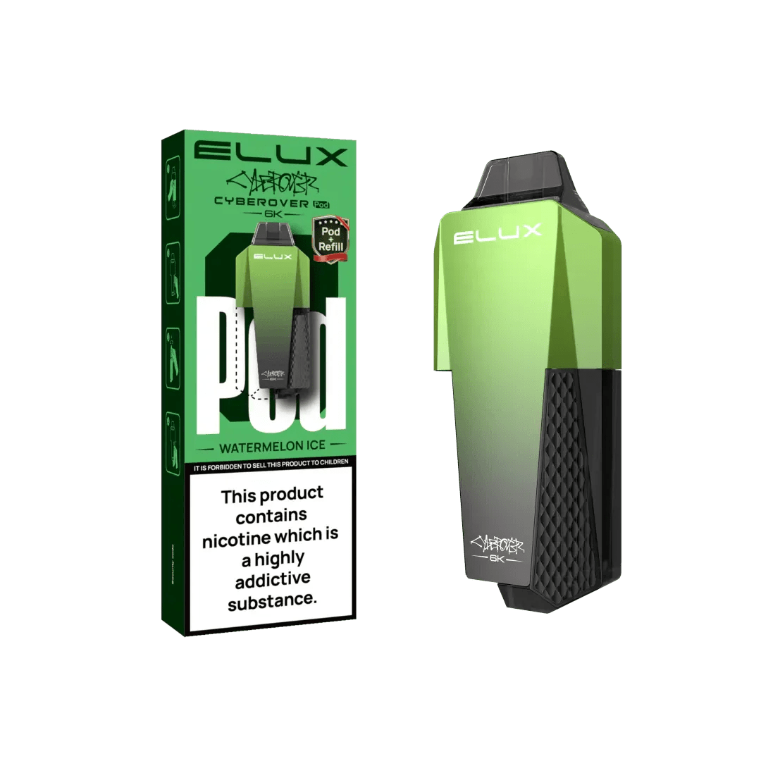 Elux Cyberover 6000 Replacement Pods - Box of 5 - Watermelon Ice