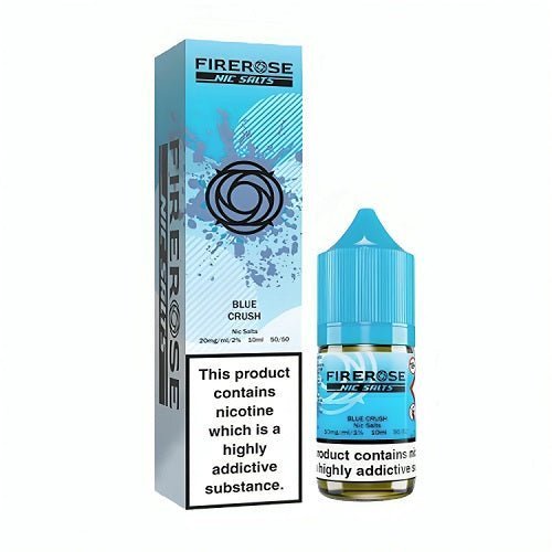 Firerose 5000 10ml Nic Salts E - liquids Box of 10 - Blue Crush