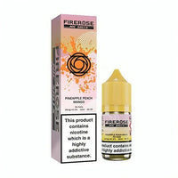 Firerose 5000 10ml Nic Salts E - liquids Box of 10 - Strawberry Raspberry