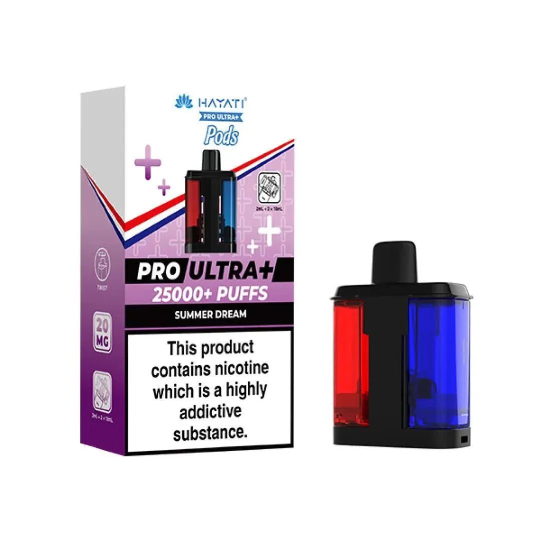 Hayati Pro Ultra Plus 25k Prefilled Pods Pack of 5 - Summer Dream