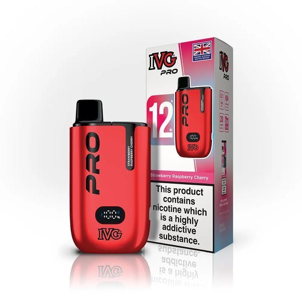 IVG Pro 12 Starter Kit Pack of 5 - Strawberry Raspberry Cherry Ice