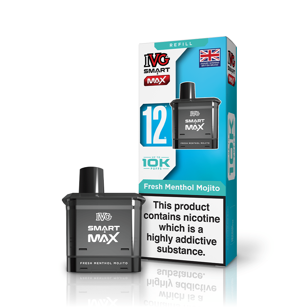 IVG Smart Max 10k Replacement Pods Pack of 5 - Fresh Menthol Mojito