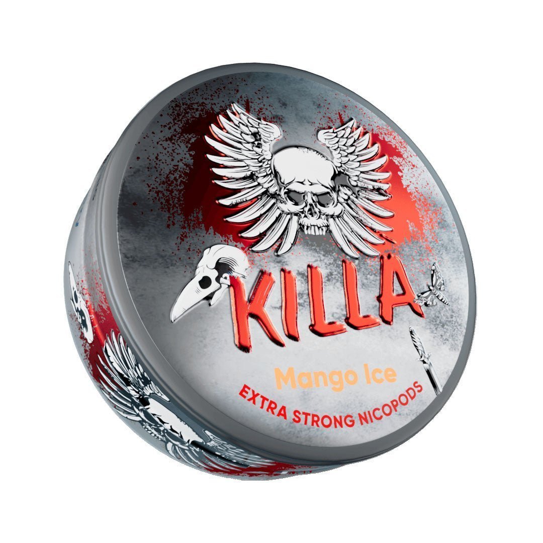 Killa Nicotine Pouches Box of 10 - Mango Ice