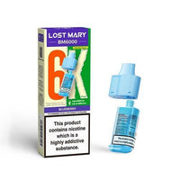 Lost Mary BM6000 Prefilled Pods Pack of 5 - Blueberry