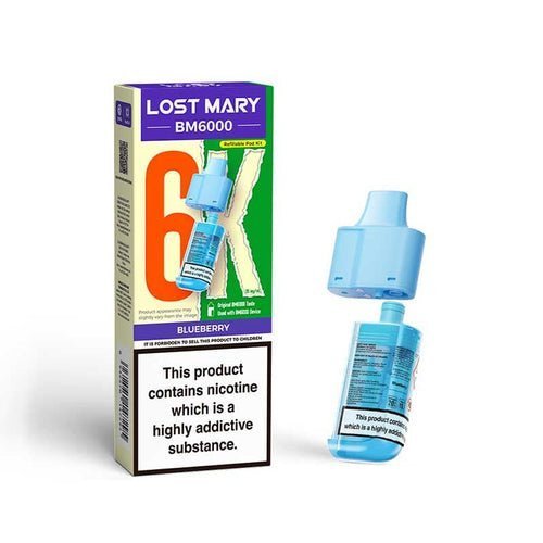 Lost Mary BM6000 Prefilled Pods Pack of 5 - Blueberry