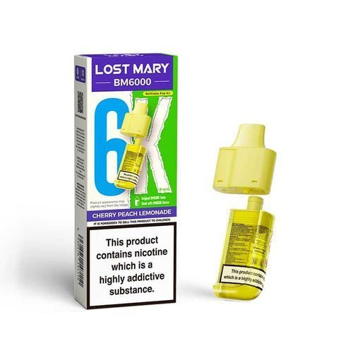 Lost Mary BM6000 Prefilled Pods Pack of 5 - Cherry Peach Lemonade