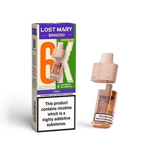 Lost Mary BM6000 Prefilled Pods Pack of 5 - Cola