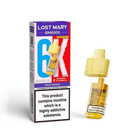 Lost Mary BM6000 Prefilled Pods Pack of 5 - Fruit Punch