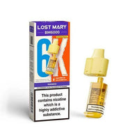 Lost Mary BM6000 Prefilled Pods Pack of 5 - Mango