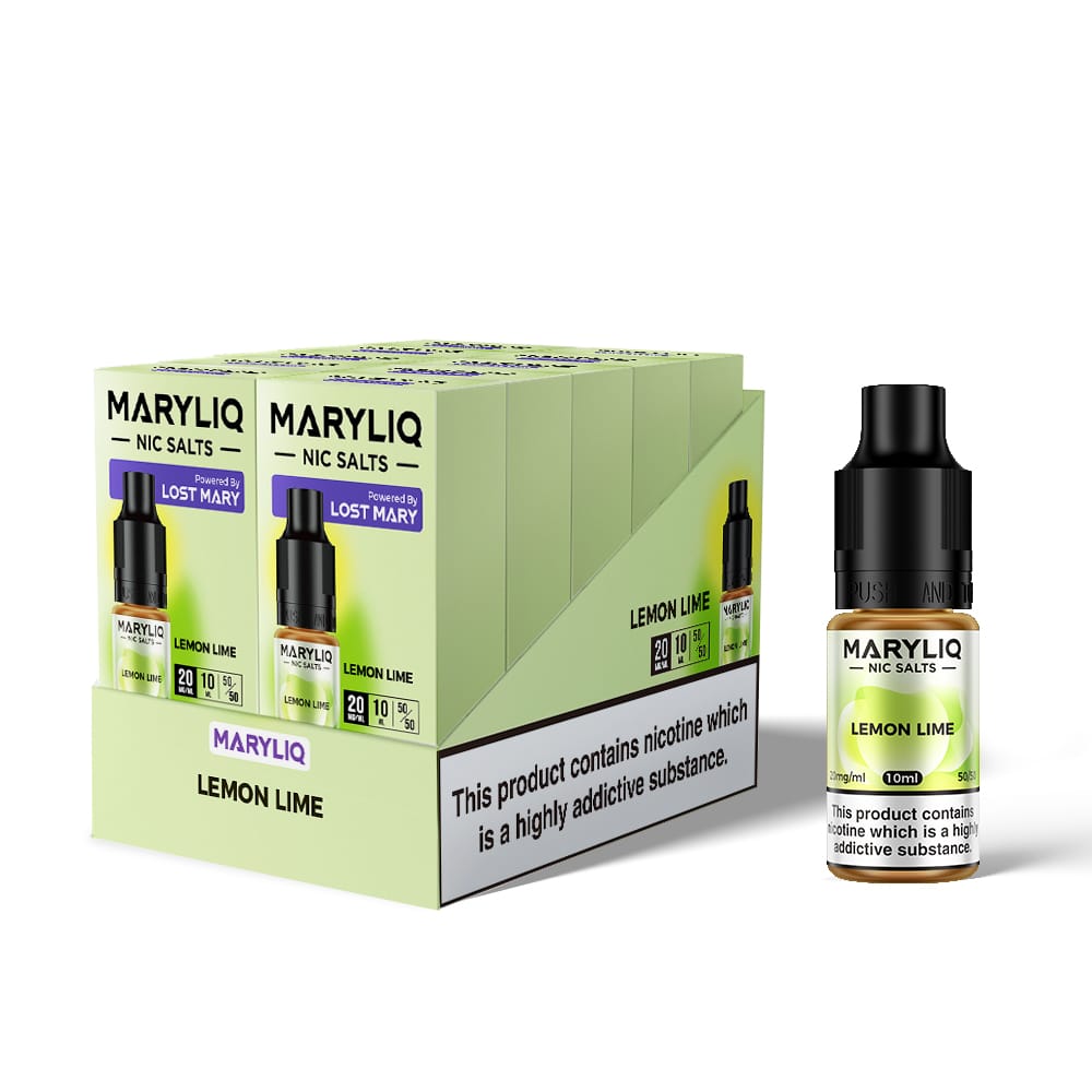 Lost Mary Maryliq Nic Salts 10ml - Box of 10 - Lemon Lime