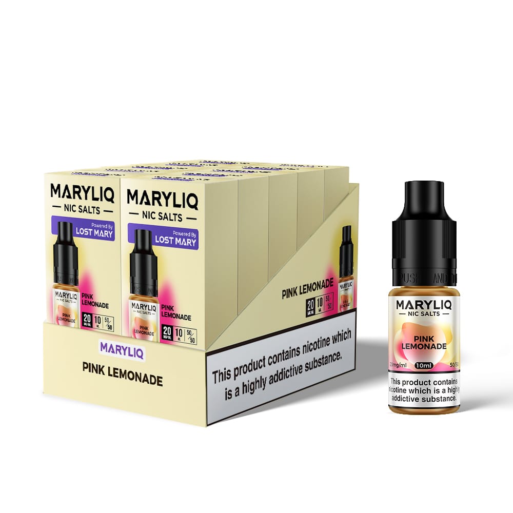Lost Mary Maryliq Nic Salts 10ml - Box of 10 - Pink Lemonade