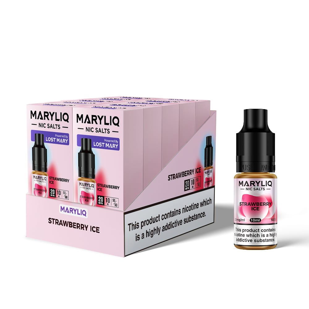 Lost Mary Maryliq Nic Salts 10ml - Box of 10 - Strawberry Ice