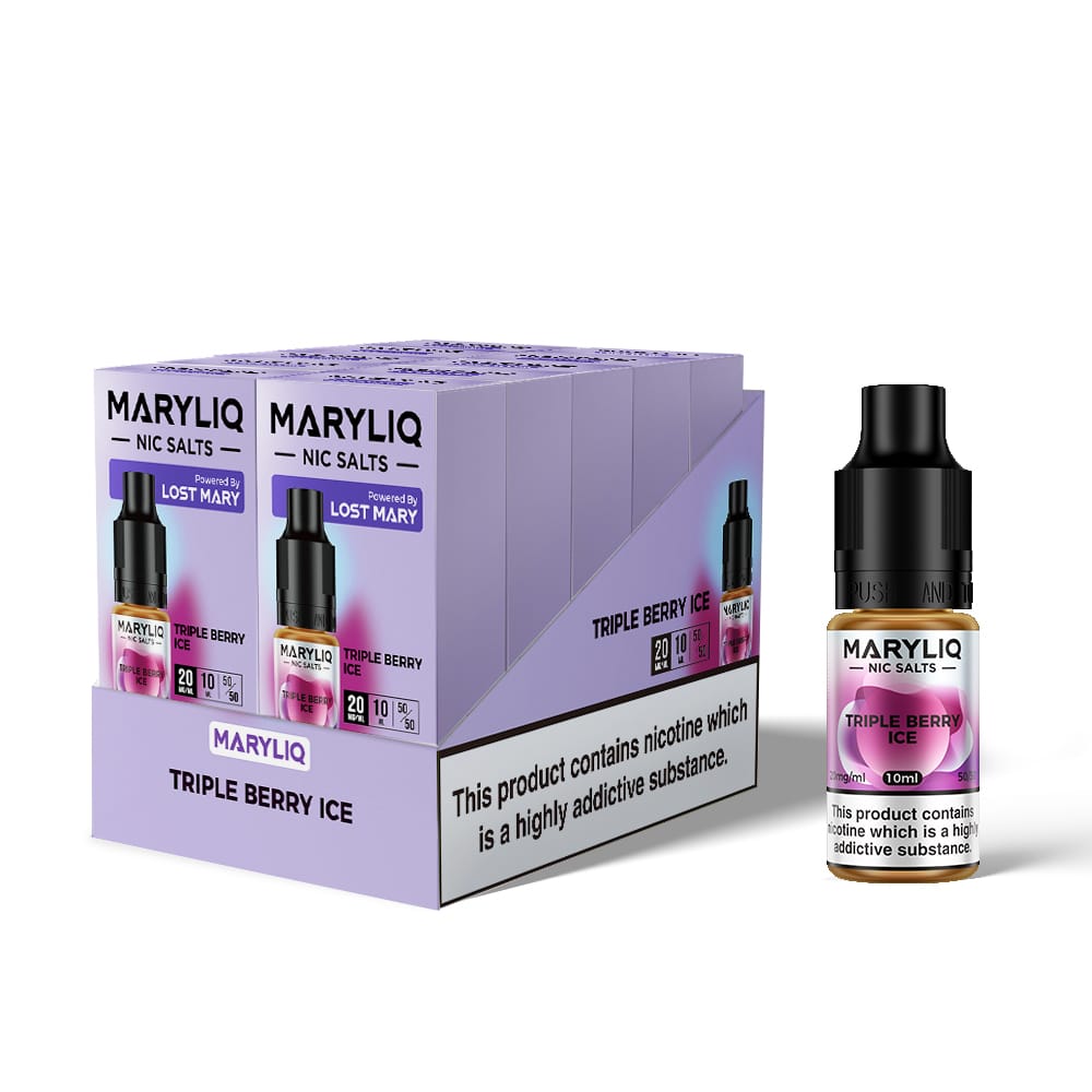 Lost Mary Maryliq Nic Salts 10ml - Box of 10 - Triple Berry