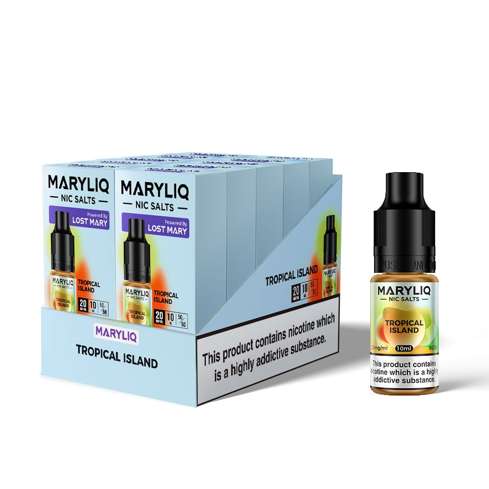 Lost Mary Maryliq Nic Salts 10ml - Box of 10 - Tropical Iceland