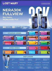 Lost Mary Nera 30K Prefilled Vape Pack of 5 - Watermelon Edition