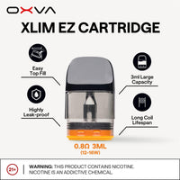 Oxva Xlim EZ Cartridges Pods Pack of 3 - 0.4ohm (26 - 30W)