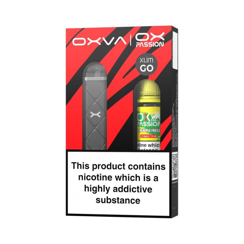 Oxva Xlim Go / Free Ox Passion Salt Pod Kit - Dark Brown