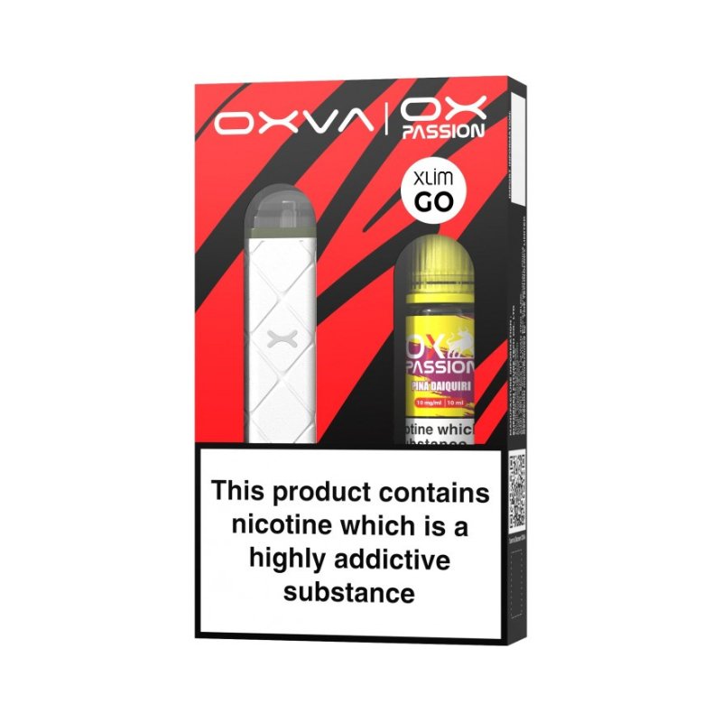 Oxva Xlim Go / Free Ox Passion Salt Pod Kit - White