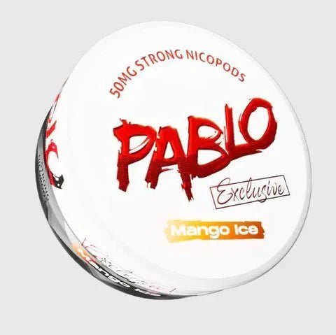 Pablo Snus Nicotine Pouches - Pack of 10. - Mango Ice