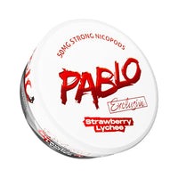 Pablo Snus Nicotine Pouches - Pack of 10. - Strawberry Lychee
