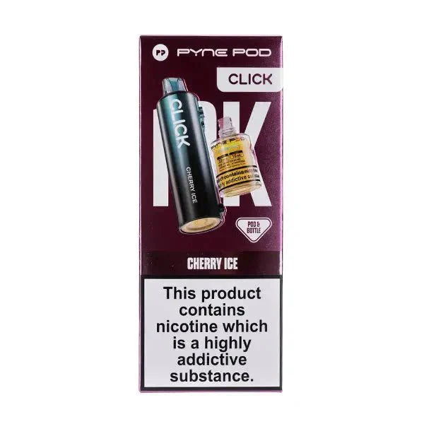 Pyne Pod Click 50k Replacement Pods - Cherry Ice - vapeukwholesale