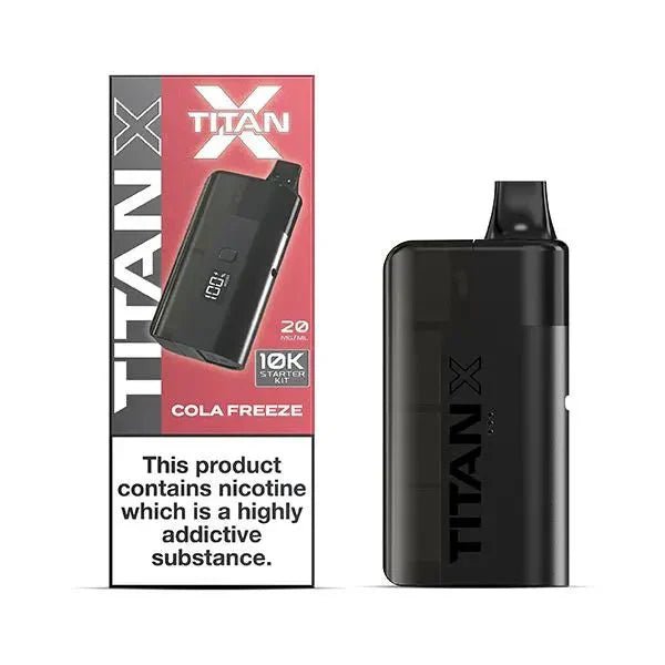 Titan 10000 X Prefilled Vape Pod Kit - Box of 5 - Cola Freeze