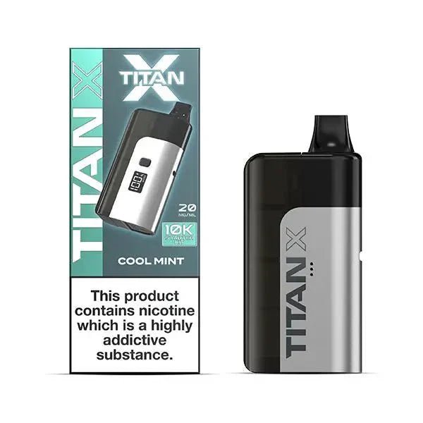 Titan 10000 X Prefilled Vape Pod Kit - Box of 5 - Cool Mint
