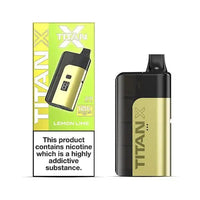 Titan 10000 X Prefilled Vape Pod Kit - Box of 5 - Lemon Lime