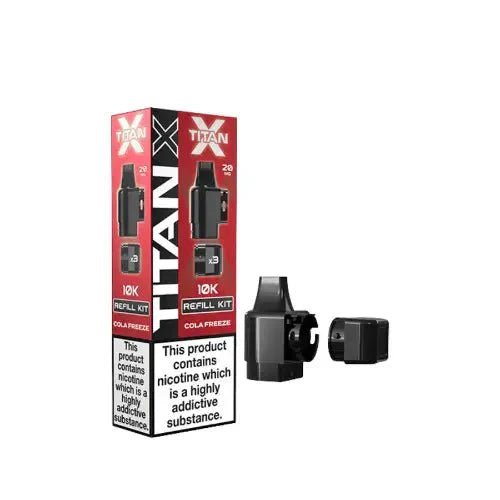 Titan X Replacement Pods - Pack of 10 - Cola Freeze